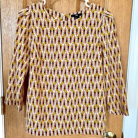 Printed 3/4 Sleeve Blouse - Picture 2 of 4